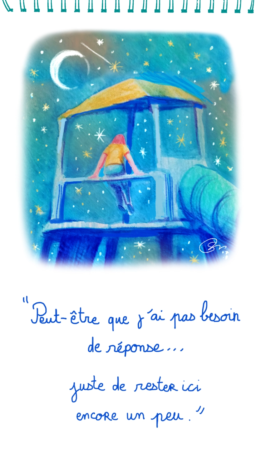 Juste un peu plus longtemps