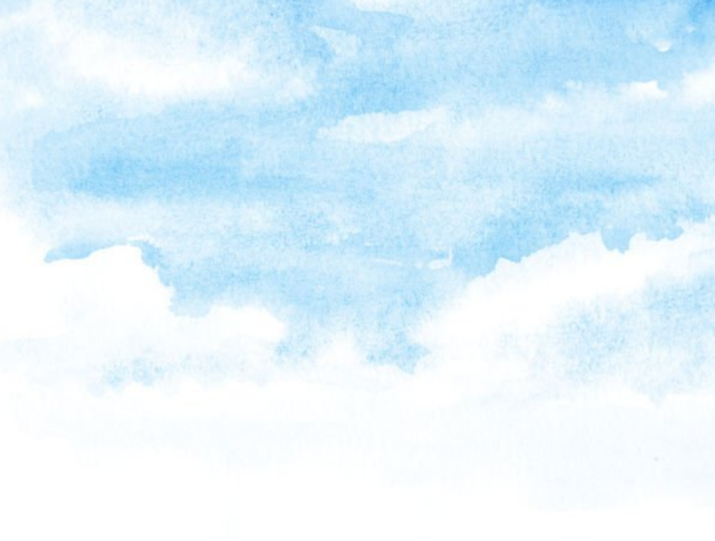 ciel bleu claire à l'aquarelle